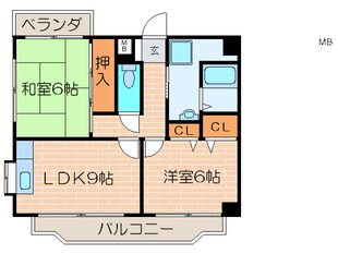 メゾンるりの物件間取画像